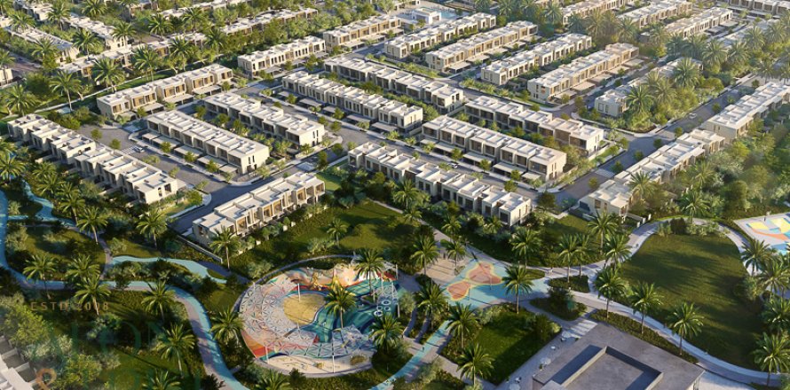 Városi lakóépület itt: The Valley, Dubai, EAE, 3 hálószoba, 174 m², azonosító: 648395