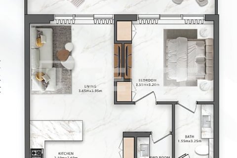 Купить квартиру в Рас-эль-Хайма, ОАЭ 1 комната, 35м2, № 633335 - фото 24