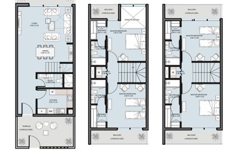 Apartemen di Al Reem Island, Abu Dhabi, UEA 1 kamar tidur nomor 732793 - foto 11