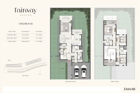 Villa til salgs i Dubai South (Dubai World Central), Dubai, Emiratene 3 soverom, 278 kvm Nr. 704627 - Foto 7