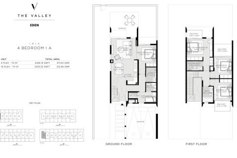 The Valley, Dubai, UAE의 판매용 빌라 침실 3개, 180제곱미터 번호 704626 - 사진 12