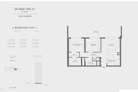 Apartamento para venda em Dubai Hills Estate, Dubai, EAU 1 quarto, 60 m2 № 728656 - foto 8