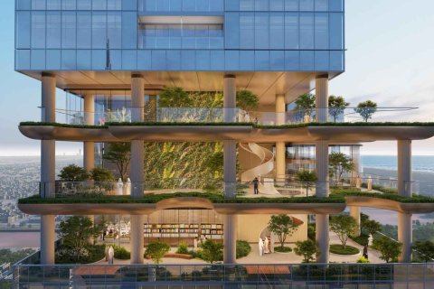 Квартира в Sobha Skyparks в Бизнес-Бэй, Дубай, ОАЭ 3 комнаты, 137.41м2 № 646645