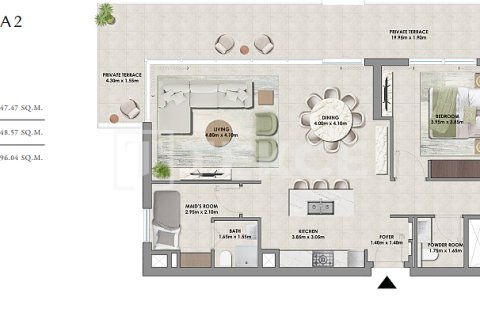 Apartemen di Dubai Hills Estate, UEA 1 kamar tidur, 64 m2 nomor 739446 - foto 18