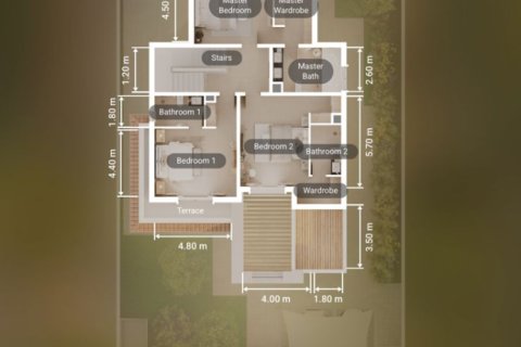 Vila di Abu Dhabi, UAE 3 bilik tidur, 29 meter persegi № 716760