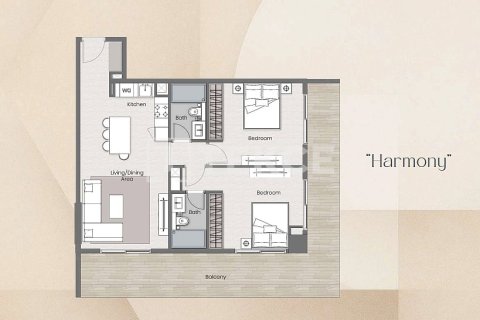 Apartment sa Dubai Land, UAE 2 silid-tulugan, 101 sq.m. № 693573 - larawan 19