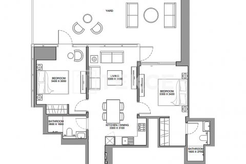 Byt v Dubai, SAE 1 ložnice, 73 m² Č.: 583125 - fotografie 13