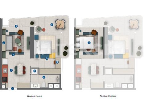 Huoneisto Business Bay, Dubai, Arabiemiraatit 2 makuuhuonetta, 98 m2 № 565114 - kuva 24