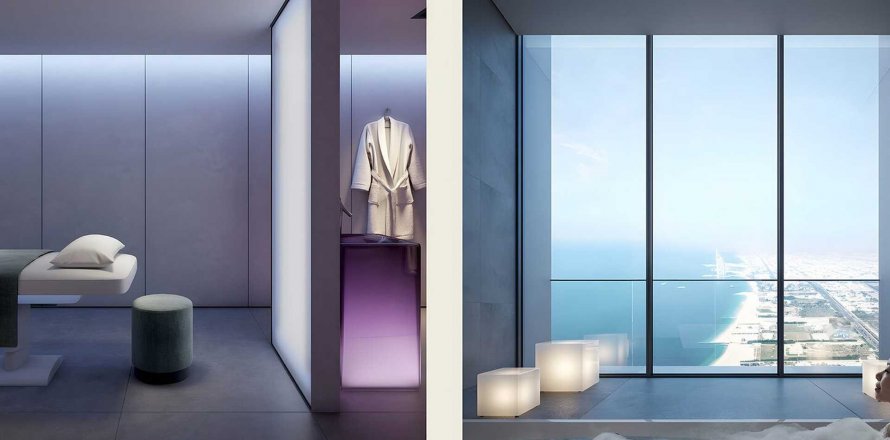 Apartament në W Residences Dubai Harbour në Dubai Marina, Emiratet e Bashkuara Arabe 2 dhoma gjumi, 162.49 m2. № 531991