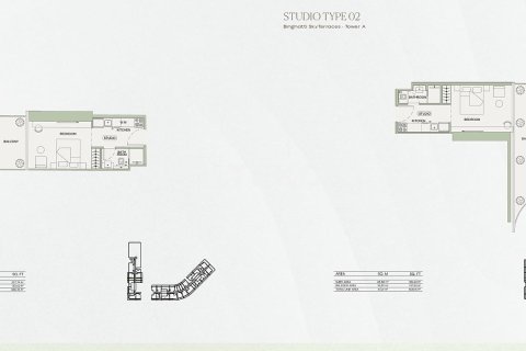 Apartment in Dubai, UAE 1 bedroom, 60 sq.m. № 691657 - photo 22