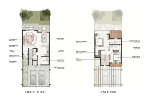Řadový dům v Madinat Zayed, Abu Dhabi, SAE 2 ložnice, 122 m² Č.: 689995 - fotografie 9
