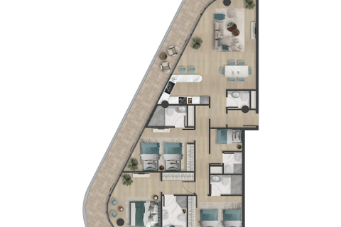 آپارتمان برای فروش در  Al Marjan Island، Ras Al Khaimah، امارات متحده عربی  1 خوابه ، 80 متر مربع ، شماره 690005 - تصویر 11