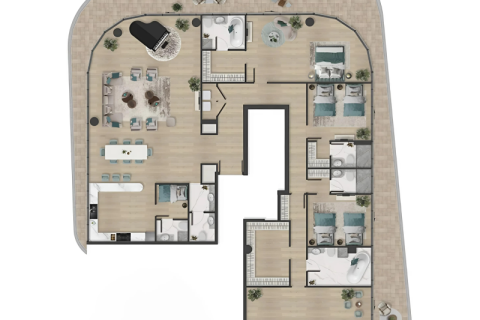 آپارتمان برای فروش در  Al Marjan Island، Ras Al Khaimah، امارات متحده عربی  1 خوابه ، 80 متر مربع ، شماره 690005 - تصویر 12