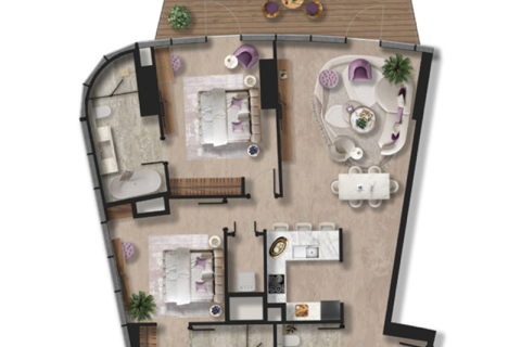 Apartamento para venda em Al Marjan Island, Ras Al Khaimah, EAU 1 quarto, 46 m2 № 690004 - foto 12