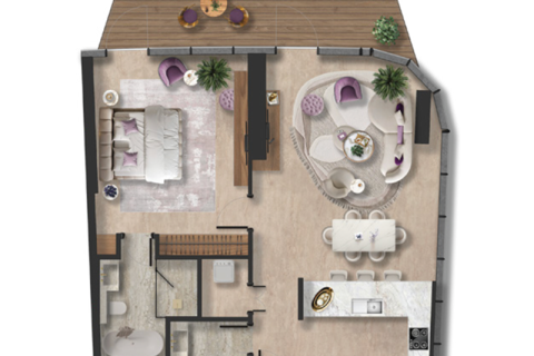 Apartamento para venda em Al Marjan Island, Ras Al Khaimah, EAU 1 quarto, 46 m2 № 690004 - foto 11