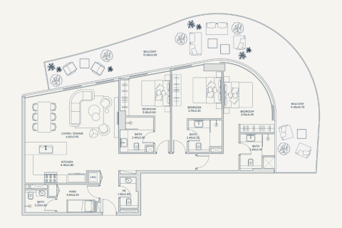 Apartment in Al Reem Island, Abu Dhabi, UAE 1 bedroom, 81 sq.m. № 690006 - photo 7
