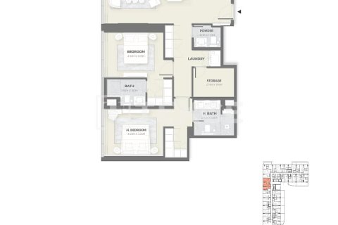 Huoneisto Dubai, Arabiemiraatit 1 makuuhuone, 74 m2 № 703124 - kuva 30