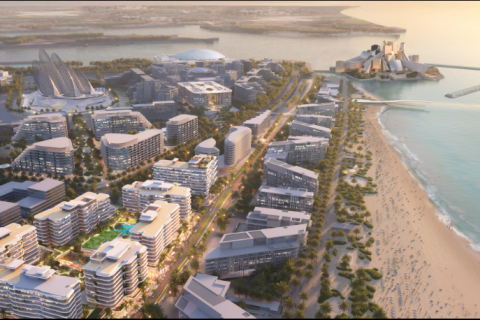 Apartament în Saadiyat Island, Abu Dhabi, EAU 1 dormitor, 89 mp.  №716582