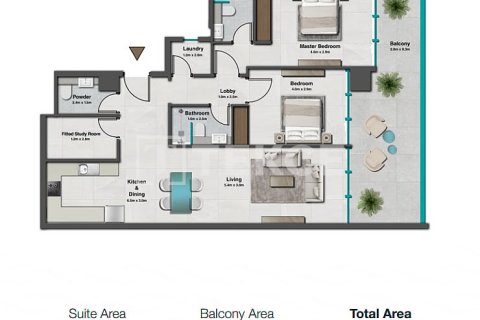 Apartamento en venta en Jumeirah Village Circle, Dubai, EAU 1 dormitorio, 77 m2 № 688443 - foto 21