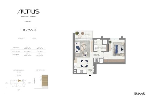 Apartamento en venta en Dubai Creek Harbour (The Lagoons), Dubai, EAU 1 dormitorio, 62 m2 № 704405 - foto 10