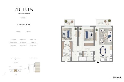 Apartamento en venta en Dubai Creek Harbour (The Lagoons), Dubai, EAU 1 dormitorio, 62 m2 № 704405 - foto 11