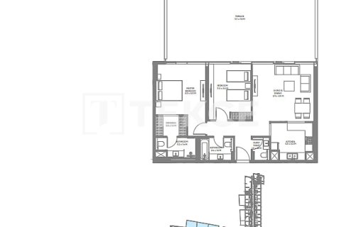 Пәтер Aljada, Шарджа, БАӘ-да 3 жатын бөлмелер, 271 м² № 699451 - фото 12