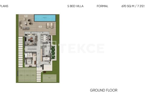 Vila di Meydan, Dubai, UAE 5 bilik tidur, 670 meter persegi № 699212 - foto 18