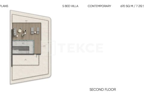 Vila di Meydan, Dubai, UAE 5 bilik tidur, 670 meter persegi № 699212 - foto 20