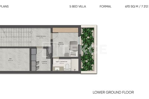 Vila di Meydan, Dubai, UAE 5 bilik tidur, 670 meter persegi № 699212 - foto 17