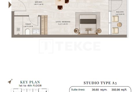 Apartament de vânzare în Dubai Land, Dubai, EAU 1 cameră, 45 mp. №730808 - poză 21