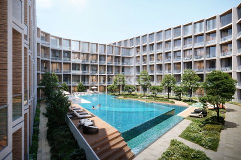 Apartmen di Arjan, Dubai, UAE 1 bilik, 35 meter persegi № 730879