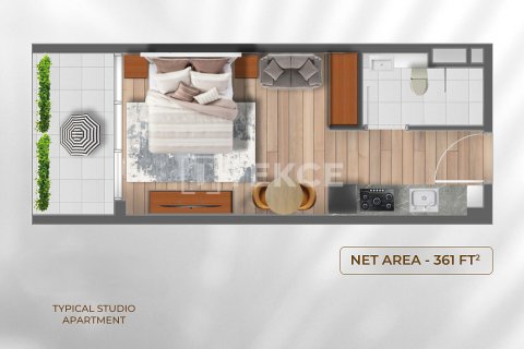 Wohnung zum Verkauf in Dubai, VAE 1 Zimmer, 42 m2 Nr. 730876 - Foto 16