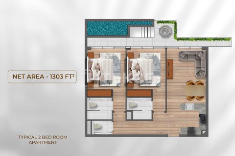 Wohnung zum Verkauf in Dubai, VAE 1 Zimmer, 42 m2 Nr. 730876 - Foto 18
