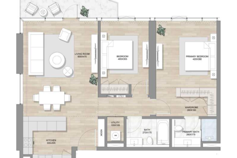 Apartament de vânzare în Ras Al Khaimah, EAU 1 cameră, 36 mp. №732436 - poză 6