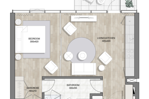 Apartament na sprzedaż w Ras Al Khaimah, ZEA 1 pokój, 35 mkw., nr 732433 - zdjęcie 9