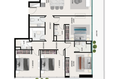 Huoneisto Dubai, Arabiemiraatit 1 makuuhuone № 690218 - kuva 10