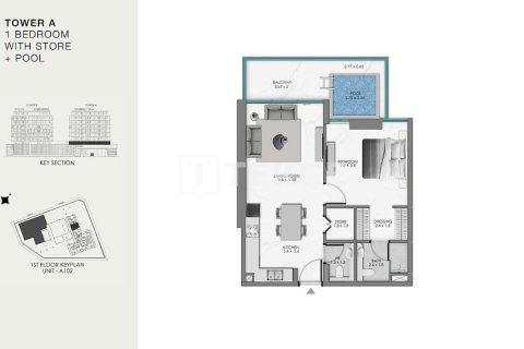 Appartamento in vendita a Dubai, EAU 3 camere da letto, 155 mq. № 677178 - foto 28