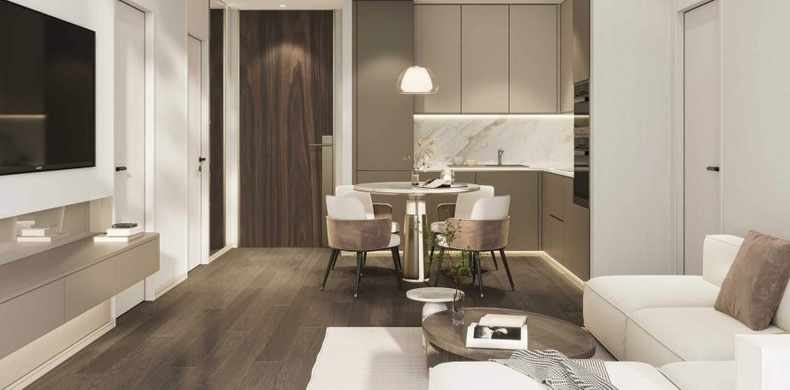 Apartment sa Interstellar Tower sa Jumeirah Village Triangle, Dubai, UAE 2 silid-tulugan, 99.45 sq.m. № 564531