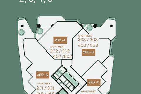 Business Bay、Dubai、UAE にあるマンション販売中 2ベッドルーム、285 m2、No704398 - 写真 12