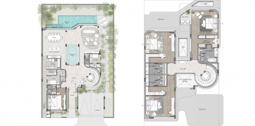 Villa FARM GARDENS 2 em Meydan, Dubai, EAU 4 quartos, 608.55 m2 № 404592