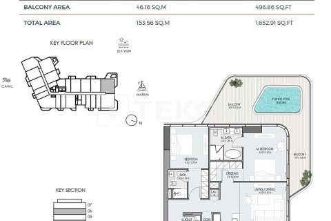 Apartamento para venda em Dubai, EAU 3 quartos, 206 m2 № 652906 - foto 27