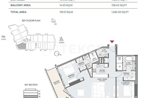 Apartamento para venda em Dubai, EAU 3 quartos, 206 m2 № 652906 - foto 18