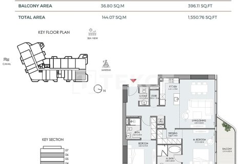 Apartamento para venda em Dubai, EAU 3 quartos, 206 m2 № 652906 - foto 29