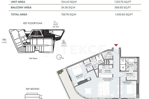 Apartamento para venda em Dubai, EAU 3 quartos, 206 m2 № 652906 - foto 26