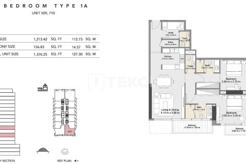 Duplex lakás itt: Dubai, EAE, 3 hálószoba, 375 m², azonosító: 762870 - fénykép 11