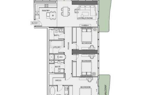 Apartament na sprzedaż w Jumeirah Village Circle, Dubai, ZEA 1 pokój, 39 mkw., nr 732582 - zdjęcie 8