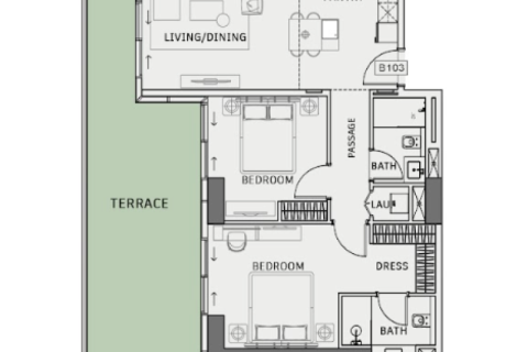 Apartament na sprzedaż w Jumeirah Village Circle, Dubai, ZEA 1 pokój, 39 mkw., nr 732582 - zdjęcie 7
