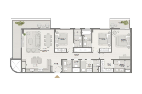 Apartment til salg i Umm Suqeim, Dubai, UAE 1 soveværelse, 67 kvm № 689896 - foto 10