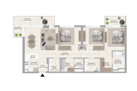 Appartamento in vendita a Dubai Hills Estate, Dubai, EAU 1 camera da letto, 67 mq. № 689895 - foto 5