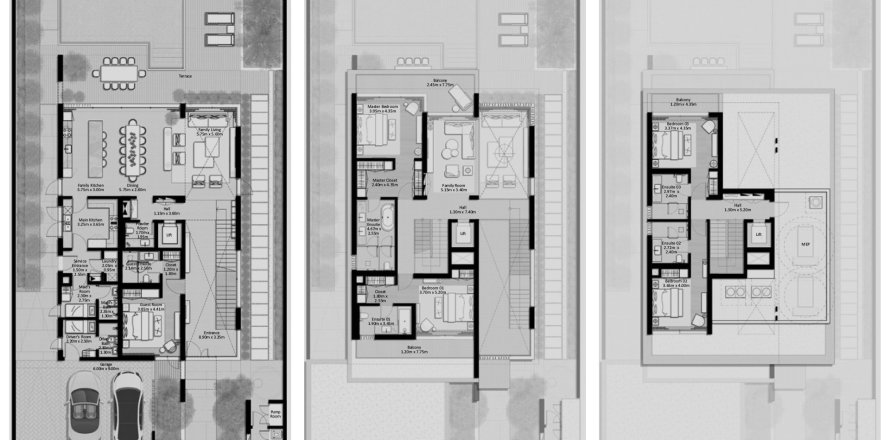 Byt půdorys «VILLA 5BR», 5 ložnice v Nad Al Sheba Gardens Phase 11